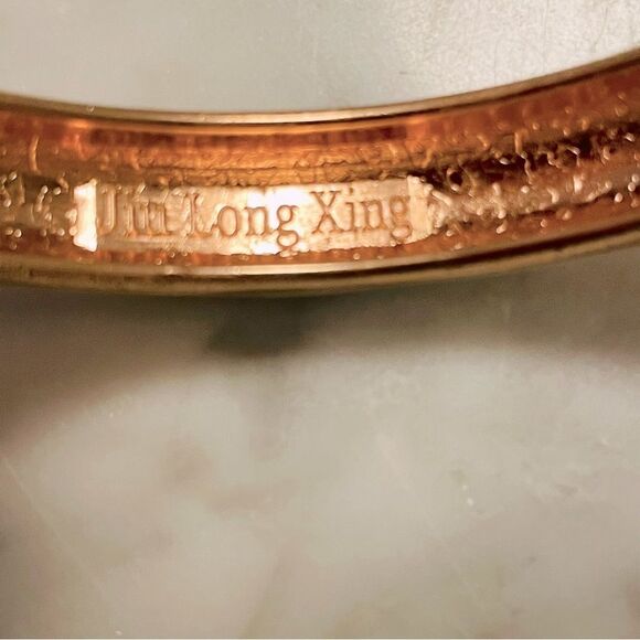 Vintage Joy Long Xing Cloisonné Enamel Floral Bracelet - Picture 3 of 4